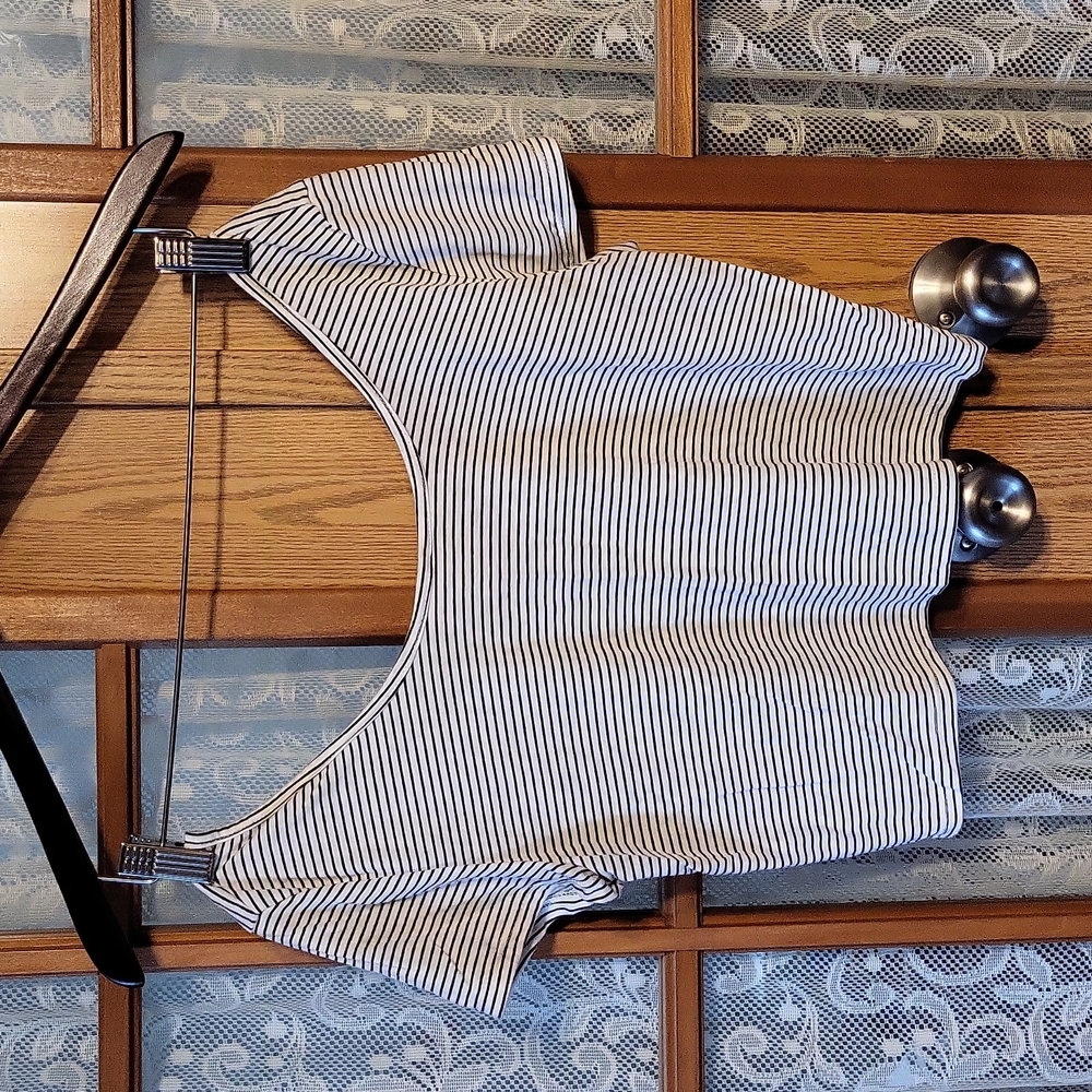 Striped crop top
